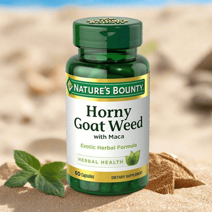 Nature's Bounty Horny Goat Weed with Maca 60 Capsules