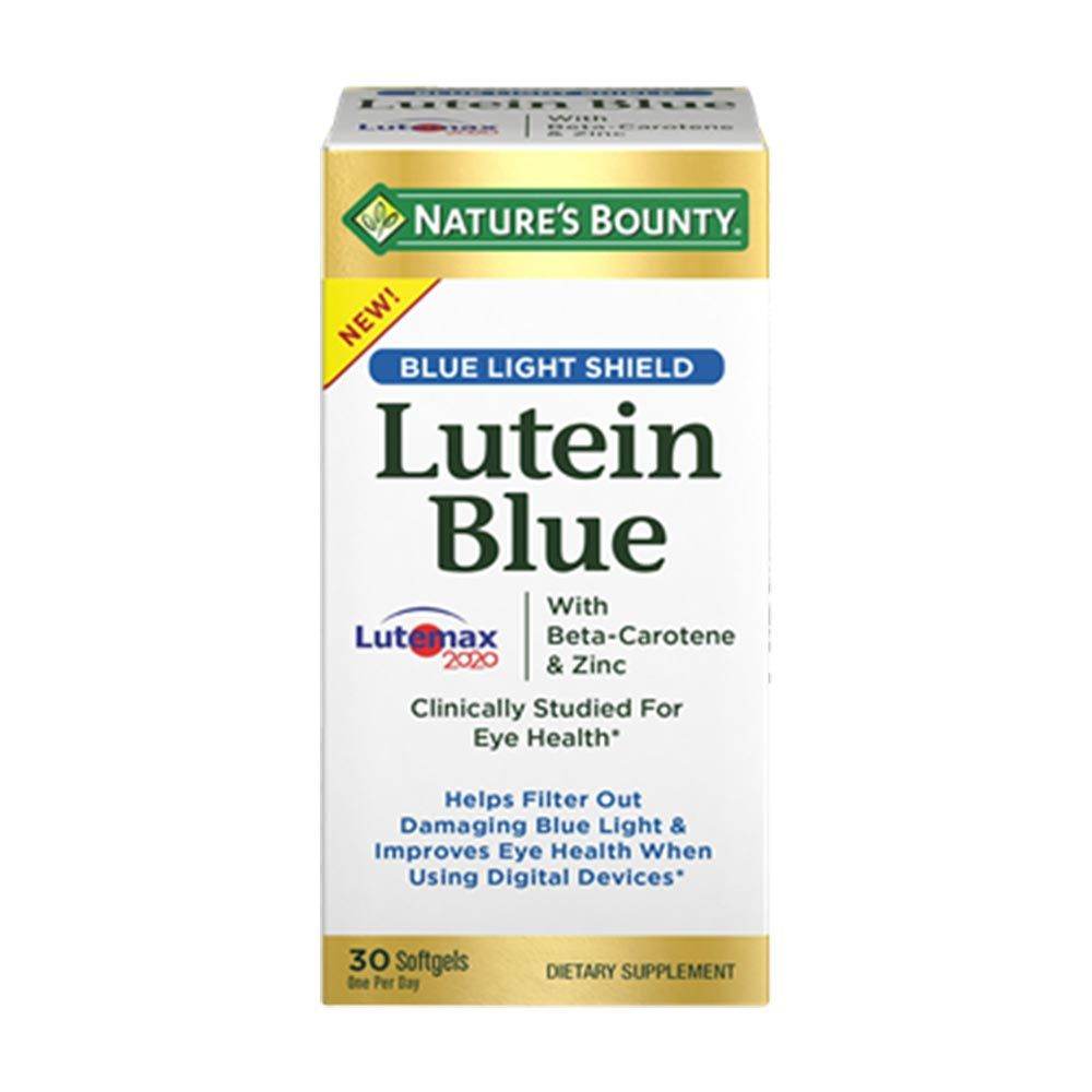 Nature's Bounty Lutein Blue 30 Softgels - Vitamins House
