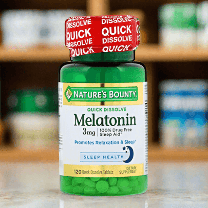Nature's Bounty Melatonin 3mg Quick Dissolve, 120 Ct