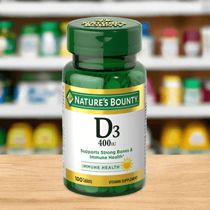 Nature's Bounty VITAMIN D3 400 IU 100 TABLETS