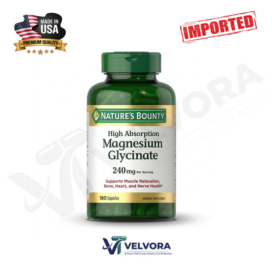 Natures Bounty Magnesium Glycinate 240mg 180 ct