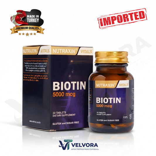 Nutraxin Biotin 5000mcg 30 Tablets