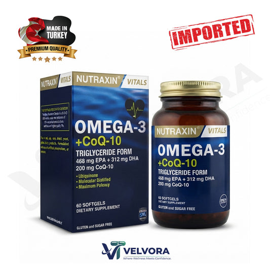 Nutraxin Omega 3 + Coq10 60 Softgels