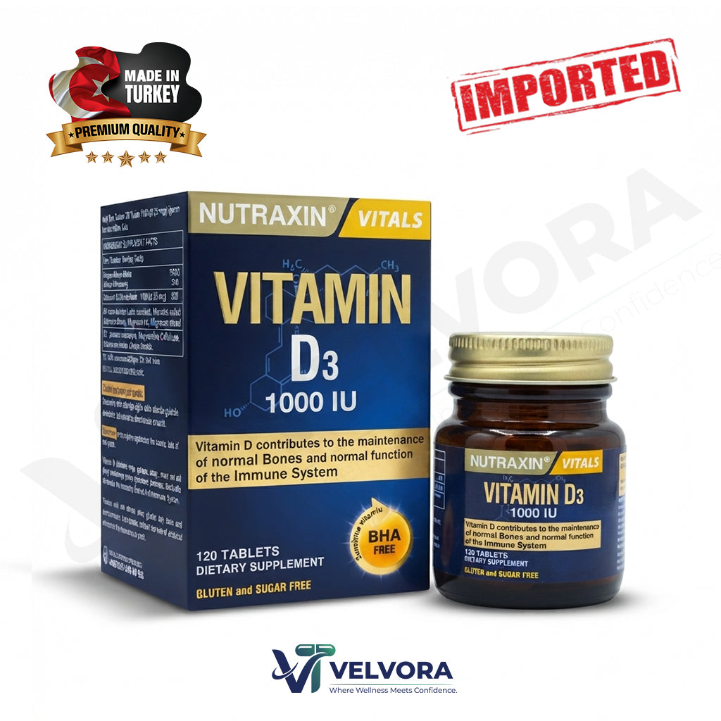 Nutraxin Vitamin D3 1000IU 120 Tablets