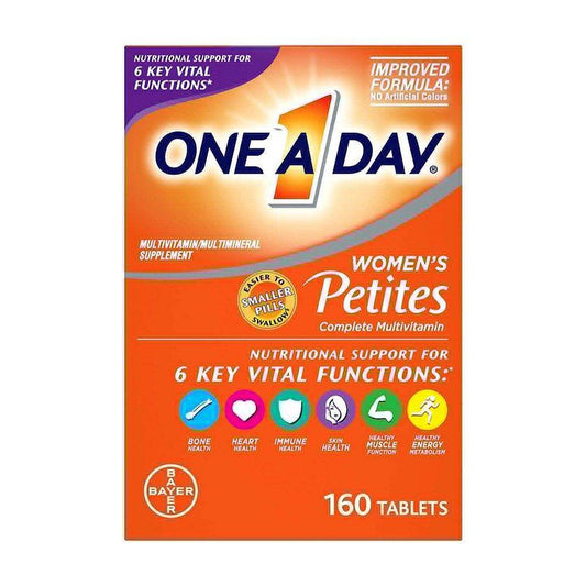 One A Day Women’s Petities Complete Multivitamin, 160 Tablets - Vitamins House