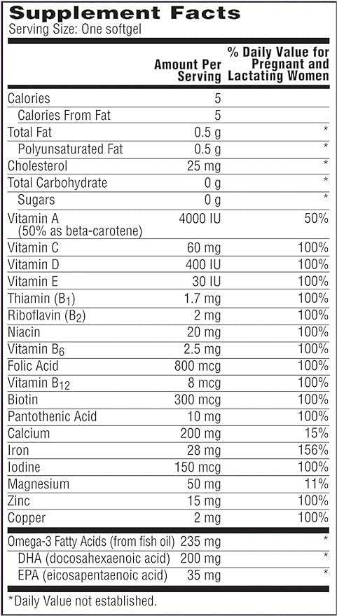One A Day Women’s Prenatal 1 30 Softgels