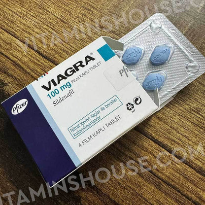 Pfizer Viagra 100mg - 4 Tablets Imported