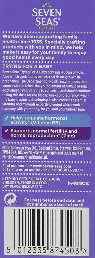 Seven Seas Pregnancy Trying for a Baby 28ct