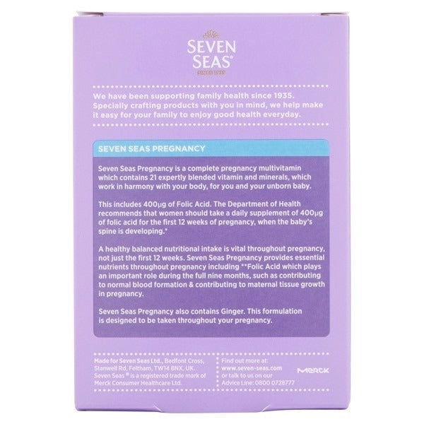 Seven Seas Pregnancy Vitamins with Folic Acid 28ct