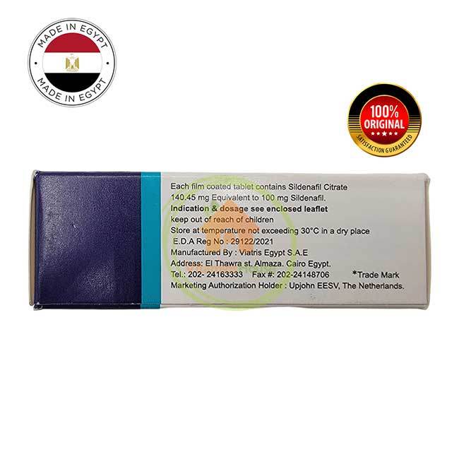 Viagra 100mg 4 Tablets (Egypt)