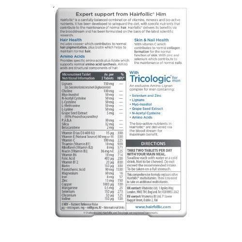 Vitabiotics Hairfollic Him 30ct