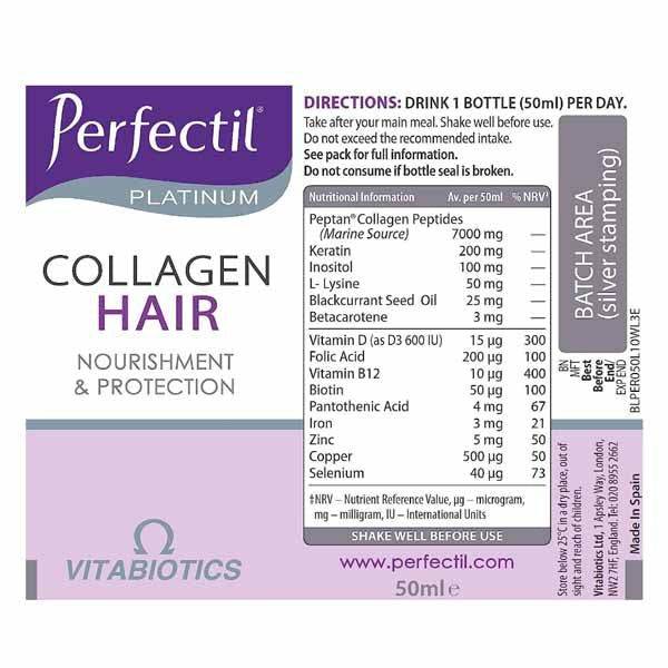 Vitabiotics Perfectil Platinum Collagen Hair - 10 Beauty Drinks