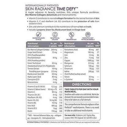 Vitabiotics Perfectil Platinum Skin Radiance 60 Tablets