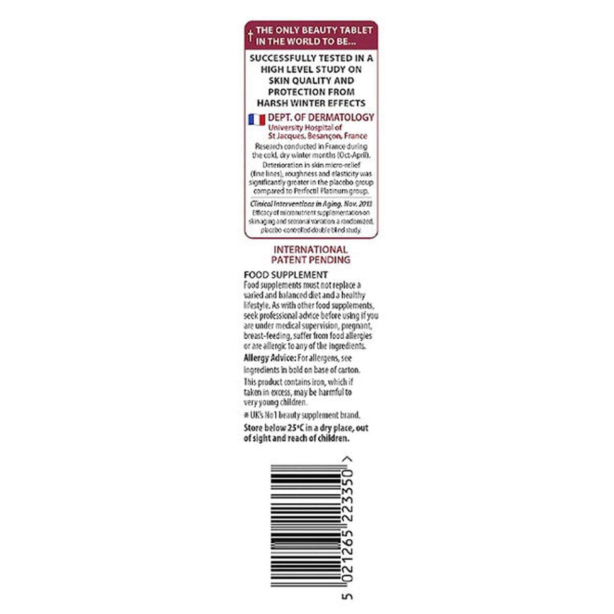 Vitabiotics Perfectil Platinum Skin Radiance 60 Tablets