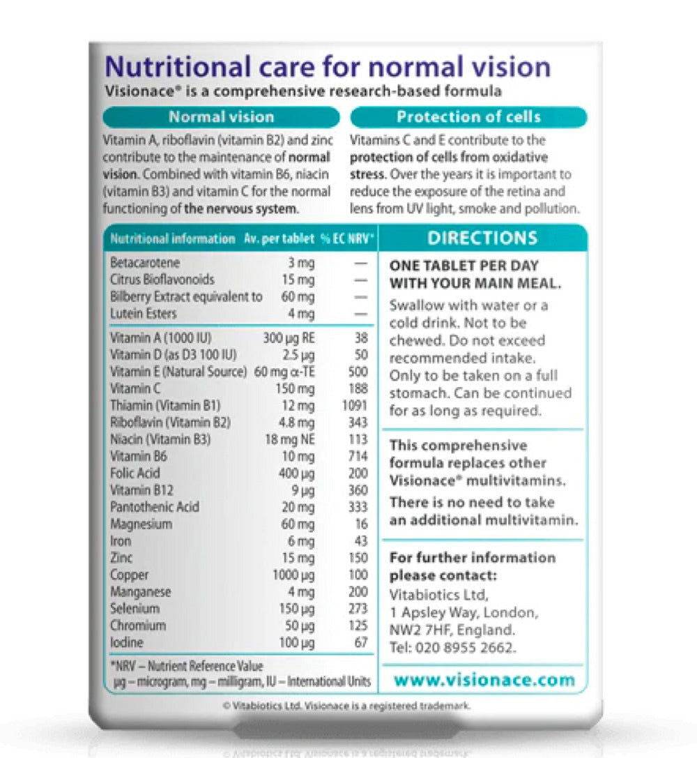 Vitabiotics Visionace Original