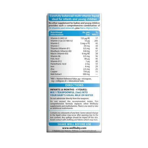 Vitabiotics Wellbaby Multi-vitamin Liquid