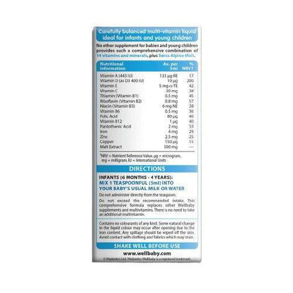 Vitabiotics Wellbaby Multi-vitamin Liquid