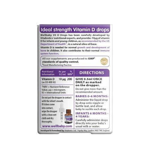 Vitabiotics Wellbaby Vitamin D Drops