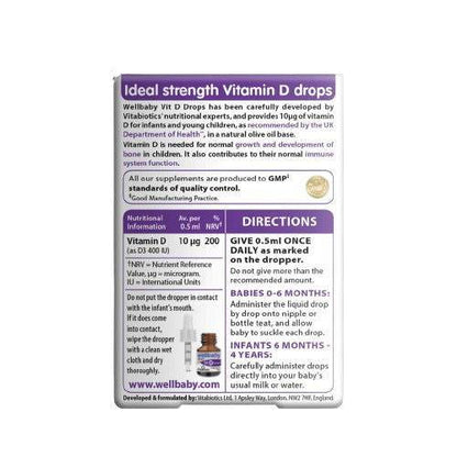 Vitabiotics Wellbaby Vitamin D Drops