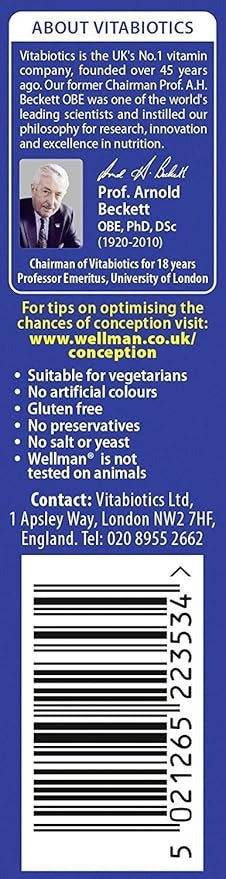 Vitabiotics Wellman Conception (30 Tab)