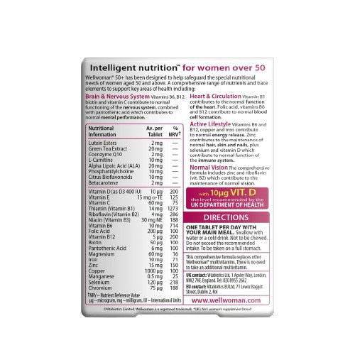 Vitabiotics Wellwoman 50+