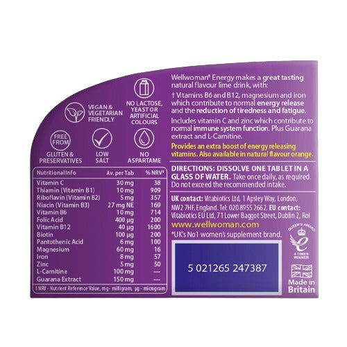 Vitabiotics Wellwoman Energy
