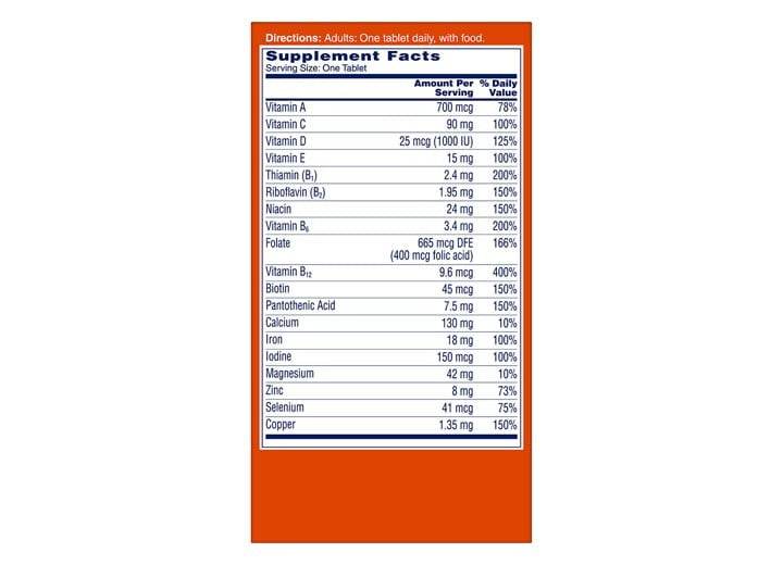One A Day Women’s Multivitamins 100 Tablets